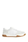 Valentino Sparry Trainer In Split Leather And Nappa In White