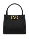Valentino Garavani All Time Small Handbag In Calfskin In Black