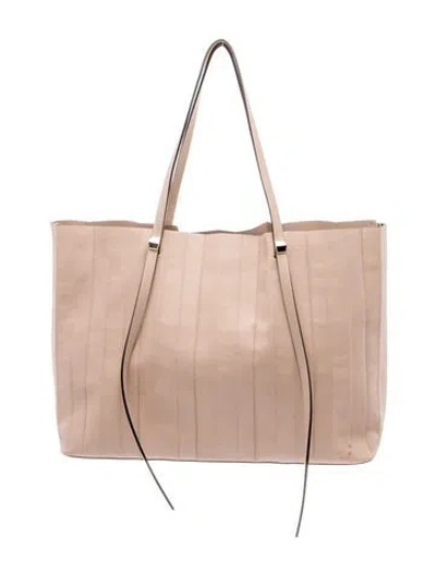 Pre-owned Valentino Garavani Leather Tote In Pink