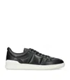 Valentino Black Upvillage Low Top Nappa Leather Sneakers