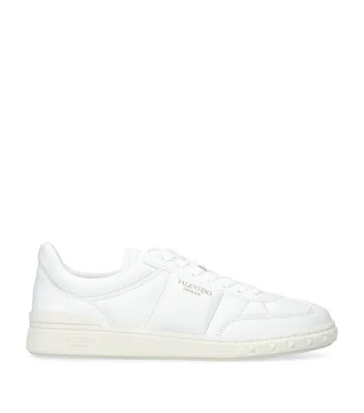 VALENTINO GARAVANI LEATHER UPVILLAGE PADDED SNEAKERS