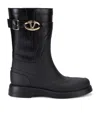 Valentino Vlogo The Bold Edition Wellington Boots In Black