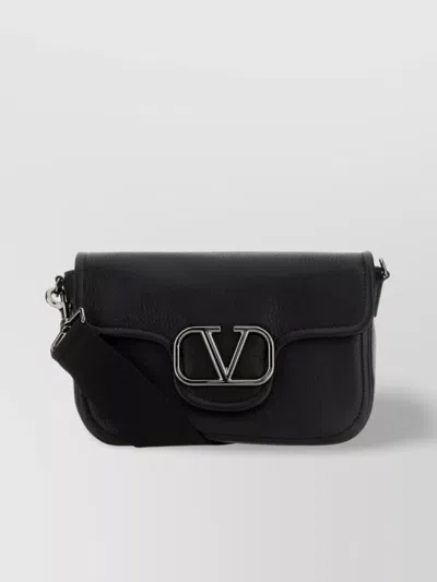 VALENTINO GARAVANI LEATHER VLOGO CROSSBODY BAG