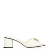 Valentino Vlogo Signature 60 Leather Sandal In White