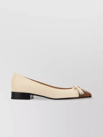 VALENTINO GARAVANI LEATHER VLOGO SIGNATURE BALLERINAS