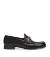 Valentino Garavani Vlogo Signature Loafer With Gold-tone Logo Detail In Black