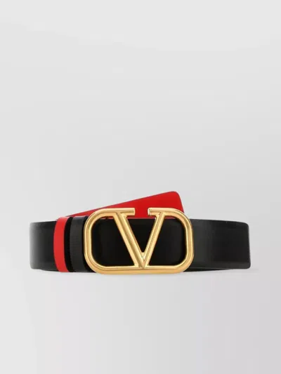 VALENTINO GARAVANI LEATHER VLOGO SIGNATURE REVERSIBLE BELT