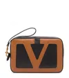 Valentino Leather Vlogo Viva Superstar Pouch