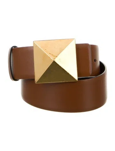 Pre-owned Valentino Garavani Leather Waist Belt In Multi