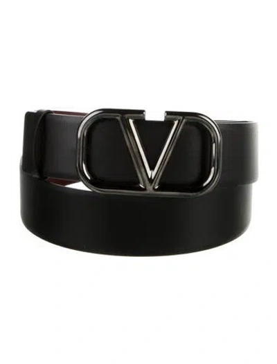 Pre-owned Valentino Garavani Leather Waist Belt In Multi