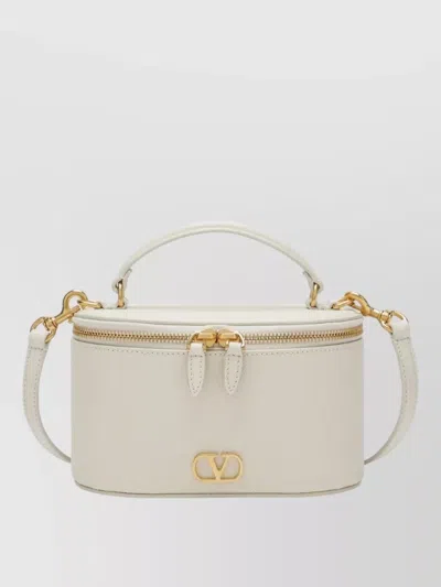 Valentino Garavani Leather Wallet Top Handle Detachable Strap