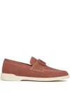 Shop Valentino Leisure Flows Leather Loafers