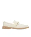Valentino White Leisure Flows Loafers In White