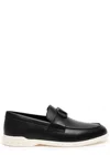 Valentino Garavani Vlogo Signature Slip-on Shoes With Rockstud Details In Black