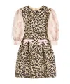 Valentino Leopard Print Dress In Brown