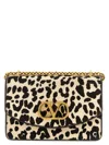 Valentino Garavani Vain Small Cow-print Leather And Calf-hair Shoulder Bag In Multi