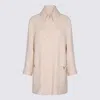 Valentino Garavani Wool Drap Coat Coats And Trench Coats Beige In Brown