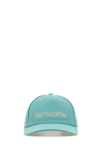 VALENTINO GARAVANI LIGHT BLUE BASEBALL CAP