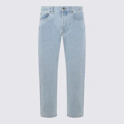 Valentino Light Blue Cotton Denim Jeans