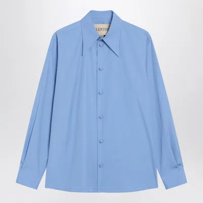 Valentino Light Blue Cotton Shirt