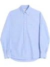 Valentino Vlogo Striped Cotton Shirt