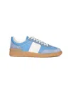 Valentino Garavani Upvillage Low Top Trainer In Crust Leather And Nylon