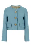 Valentino Tailored Blazer Featuring Button Detailing In Blue