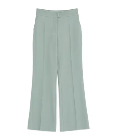 VALENTINO LIGHT DIAGONAL WOOL TROUSERS