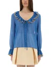Valentino Garavani Light Georgette Shirt With Plusdepois Print