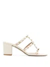 Valentino Light Ivory Sandals In White