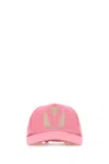 Valentino Pink Cotton Baseball Cap