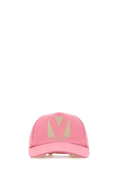 VALENTINO GARAVANI LIGHT PINK LOGO BASEBALL HAT