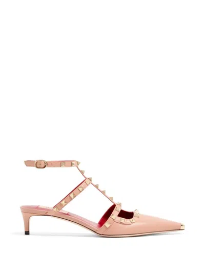 Valentino Garavani Women Light Pink Rockstud Pumps