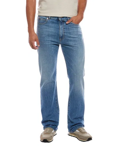 Valentino Light Straight Jean In Blue
