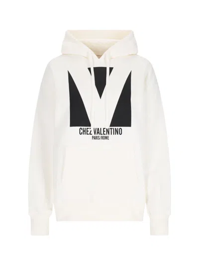 Valentino Lightweight Cotton Sweater In White