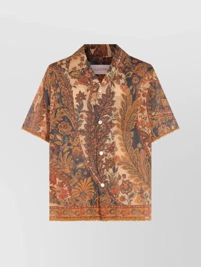 VALENTINO LIGHTWEIGHT PAISLEY RELAXED FIT SHIRT