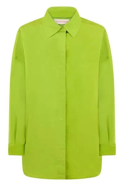 Valentino Lime Green Oversized Shirt