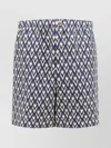Valentino Geometric Pattern Bermuda Shorts