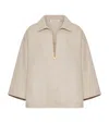 Valentino Linen Blouse In Beige