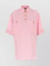 Valentino Garavani Pink Linen Blouse In Pink
