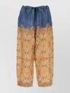 Valentino Printed Linen Pant