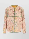 Valentino Linen Shirt With Paisley Pattern And Piping In Multi