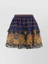 Valentino Skirt In Lino Paisley Medaglioni Voyage Imaginaire