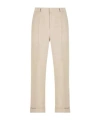 Valentino Virgin Wool Pants In Neutral