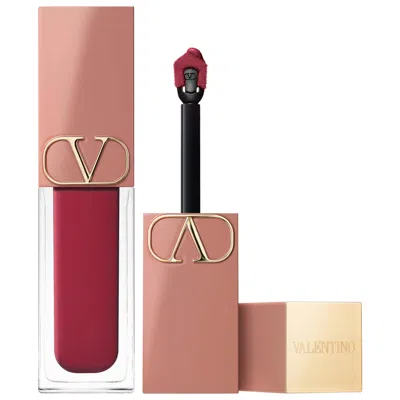 Valentino Liquirosso 2 In 1 Soft Matte Liquid Lipstick & Blush 310r - Pink Hour 0.2 Oz/6.5 ml