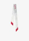 Valentino Off-white Little Star Starry Polka Dot Scarves In White