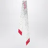 Valentino Scarf Bandeau Little Stars Starry In Silk In White