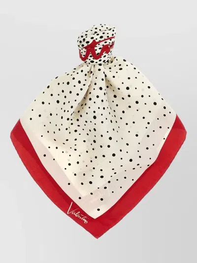 VALENTINO LITTLE STARS STARRY POLKA DOT SCARF BORDER