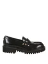 Valentino Rockstud-embellished Leather Loafers In Black