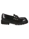 Valentino Rockstud-embellished Leather Loafers In No Nero
